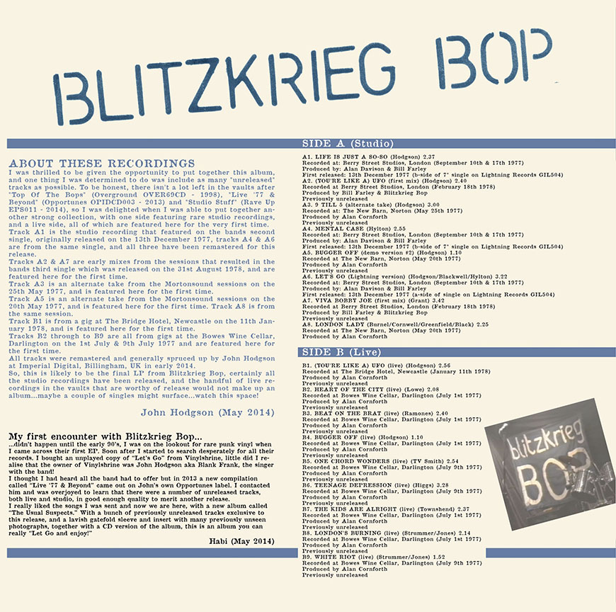 blitzkrieg bop chords